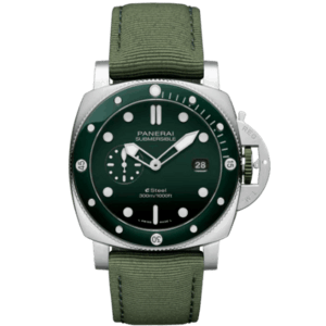 高價收購 Panerai沛納海 Submersible Quarantaquattro Verde Smeraldo腕錶 PAM01287 - 44毫米
