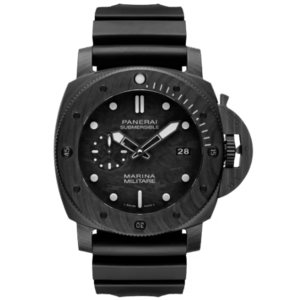 高價收購 Panerai沛納海 Submersible Marina Militare Carbotech™ 腕錶 PAM02979 - 47毫米