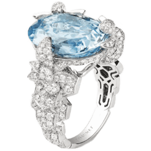 Chaumet 尚美 Exquises 海藍寶石18K白金戒指