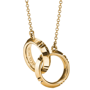蒂芙尼 Tiffany Atlas® X 18K黃金扣環圈形項鍊