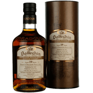 艾德多爾 泥煤19年曼薩尼亞雪莉桶原酒 批次限量版Edradour Ballechin 19 Year Old Manzanilla Cask Single Malt Scotch Whisky