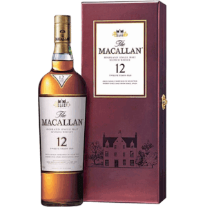 麥卡倫 12年雪莉桶 (舊版精裝盒)The Macallan 12 Years Old Sherry Oak Single Malt Whisky