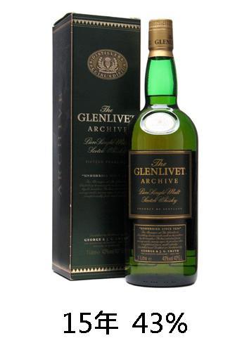 【威士忌】格蘭利威 15年 43%