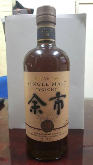 日本威士忌 余市 20年 老酒收購