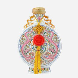金門高粱酒(行憲38週年)仿清乾隆粉彩龍紋瓶_74年_金門_500毫升_58度 金門高粱酒(行憲38週年)仿清乾隆粉彩龍紋瓶_74年_金門_500毫升_58度
