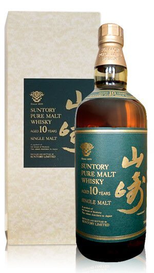 日本威士忌 山崎10年 金花版綠標 老酒收購