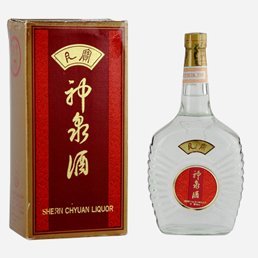 金門高粱酒神泉超級人蔘味(玻璃瓶)_86年_金門_750毫升_50度