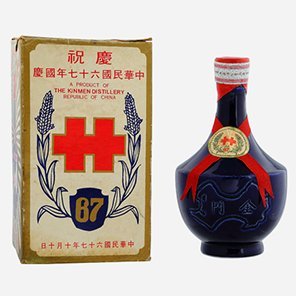 金門高粱酒(藍瓷瓶大麯酒)_67年(國慶酒)_金門
