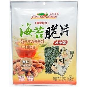 美加摩根 海苔脆片=杏仁口味 鋁箔袋裝-35g