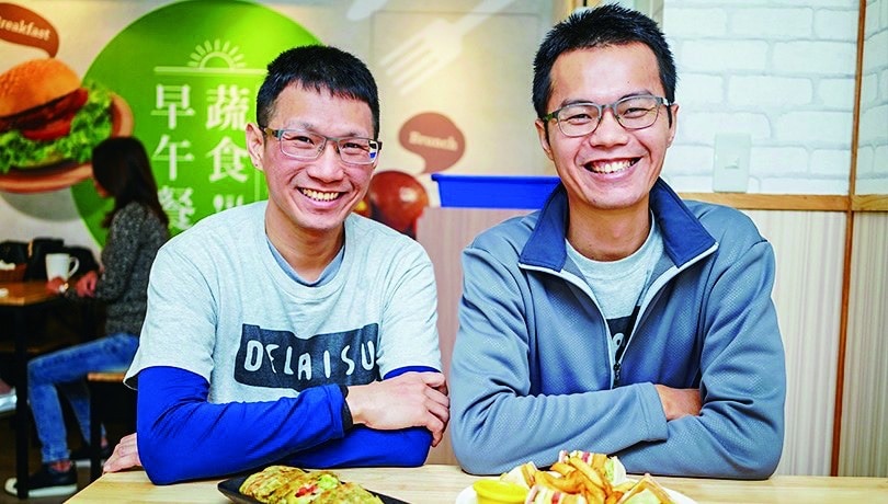 得來素共同創辦人關登元與陳昆宏