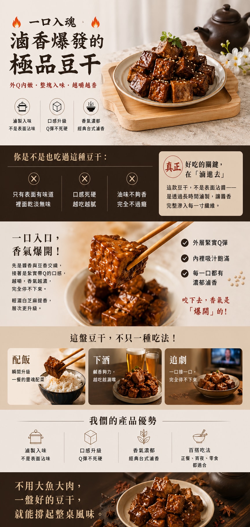 五香骰子豆干銷售頁