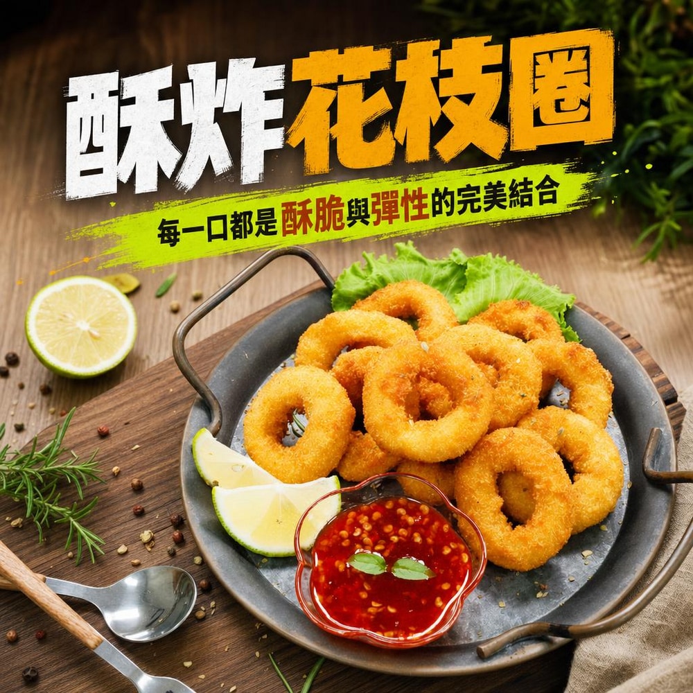 酥炸花枝圈(純素)