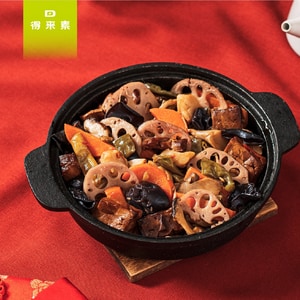 [2026精選風味年菜]富貴蓮香乾鍋(純素)