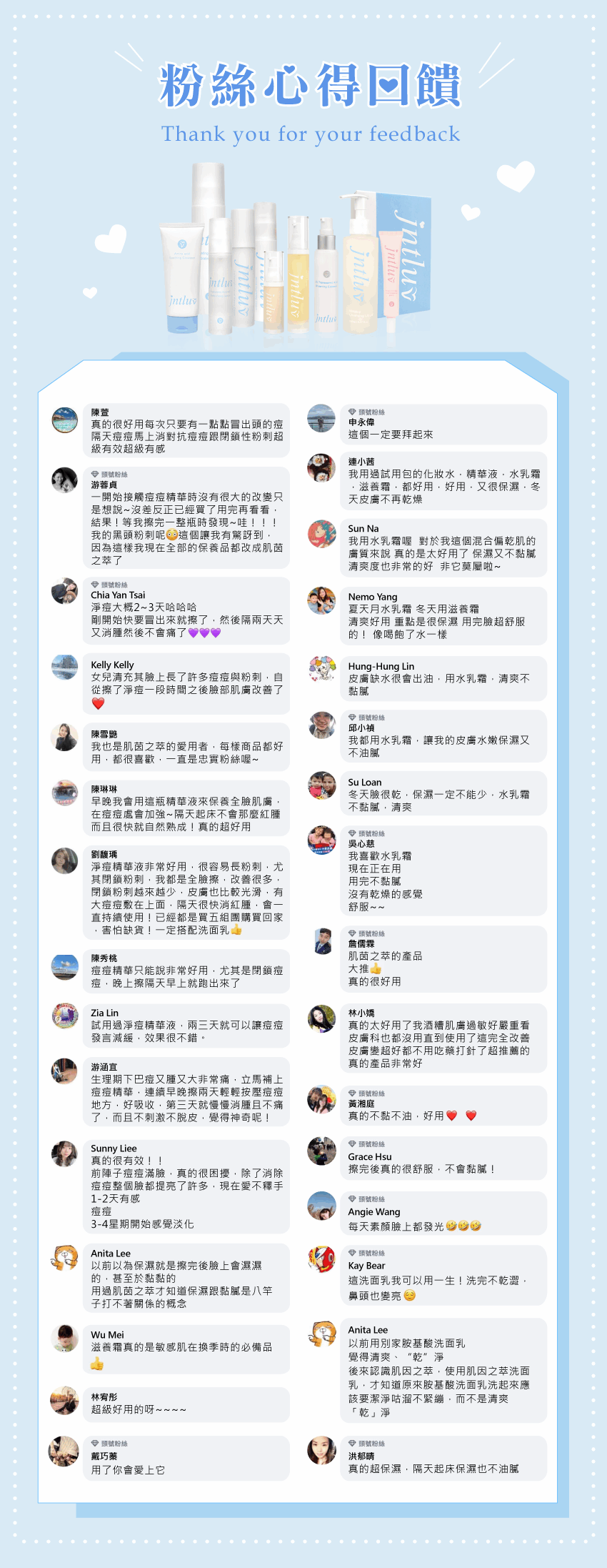 粉絲心得回饋