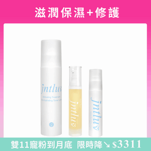 【幸福女人節♡敏肌滋養】滋潤保濕+修護組(化妝水+精華液+滋養霜)