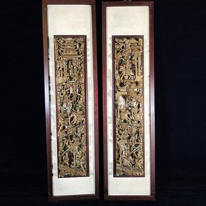 木雕(一對)