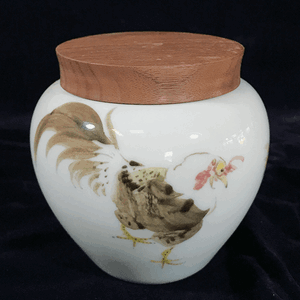釉下彩茶葉罐