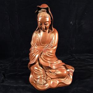 紫砂 坐式觀音