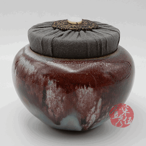 江玗-流釉小茶罐