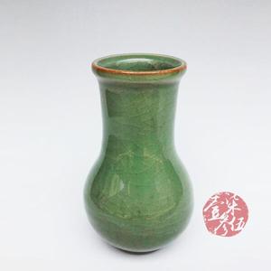 宋朝 龍泉窯直頸瓶