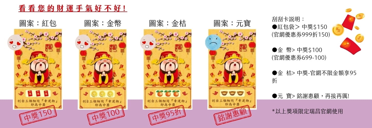 看你刮中多少紅包? 看你刮中多少紅包?