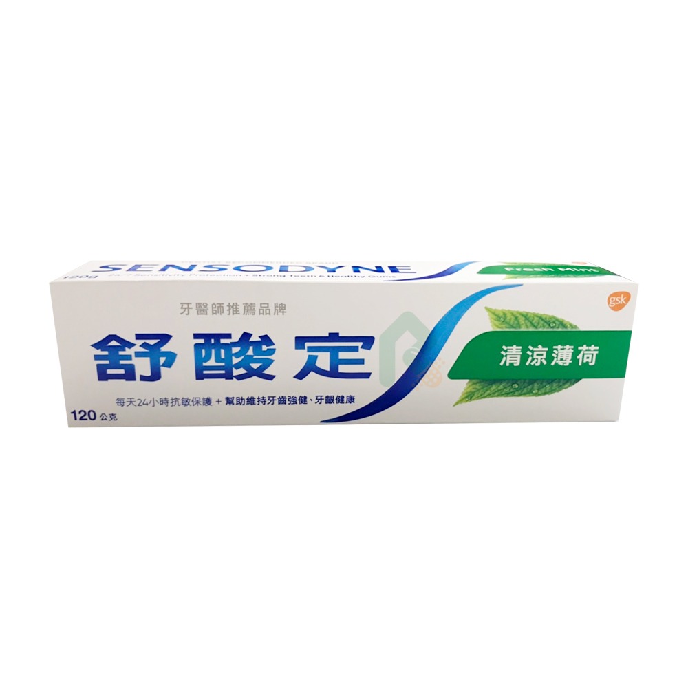 舒酸定 長效抗敏含氟牙膏 清新薄荷配方 120g