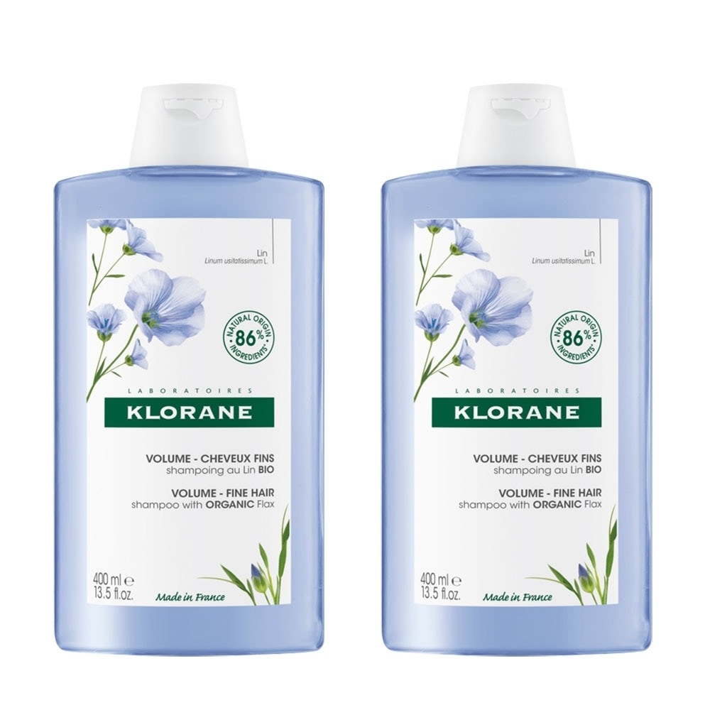 【2入組】KLORANE 蔻蘿蘭 澎鬆洗髮精 400ml 