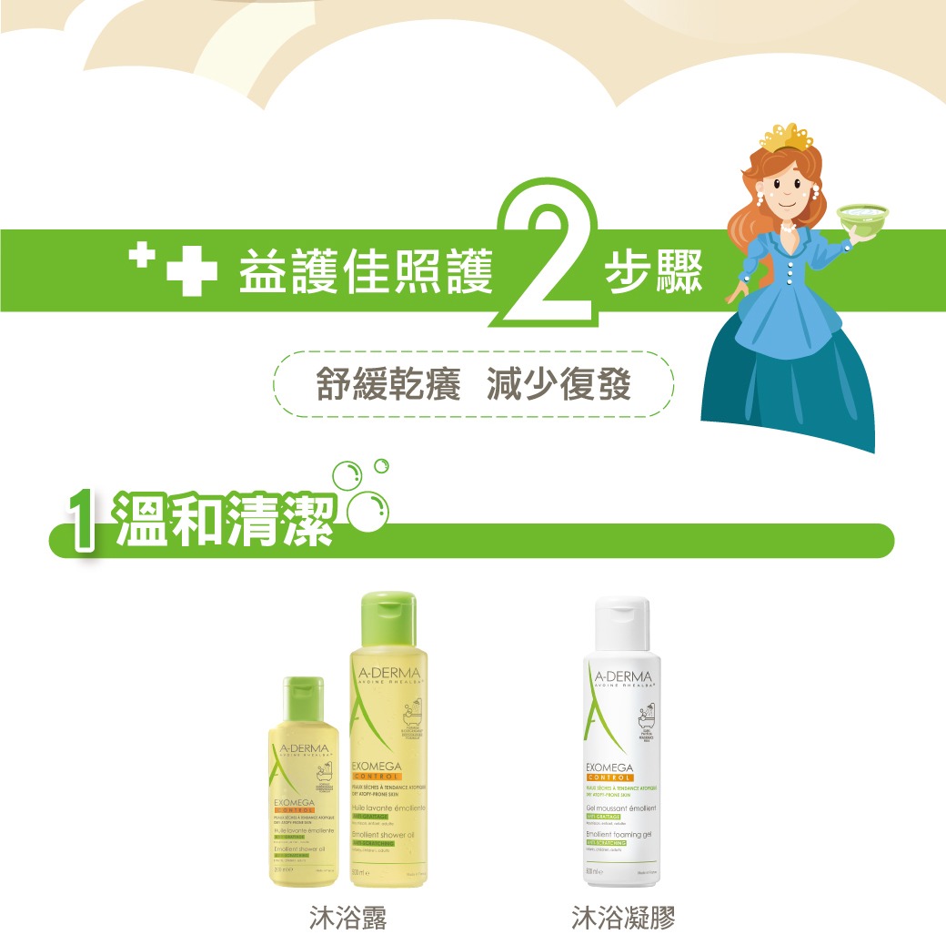 A-DERMA 益護佳沐浴露 500ml 舒緩乾癢