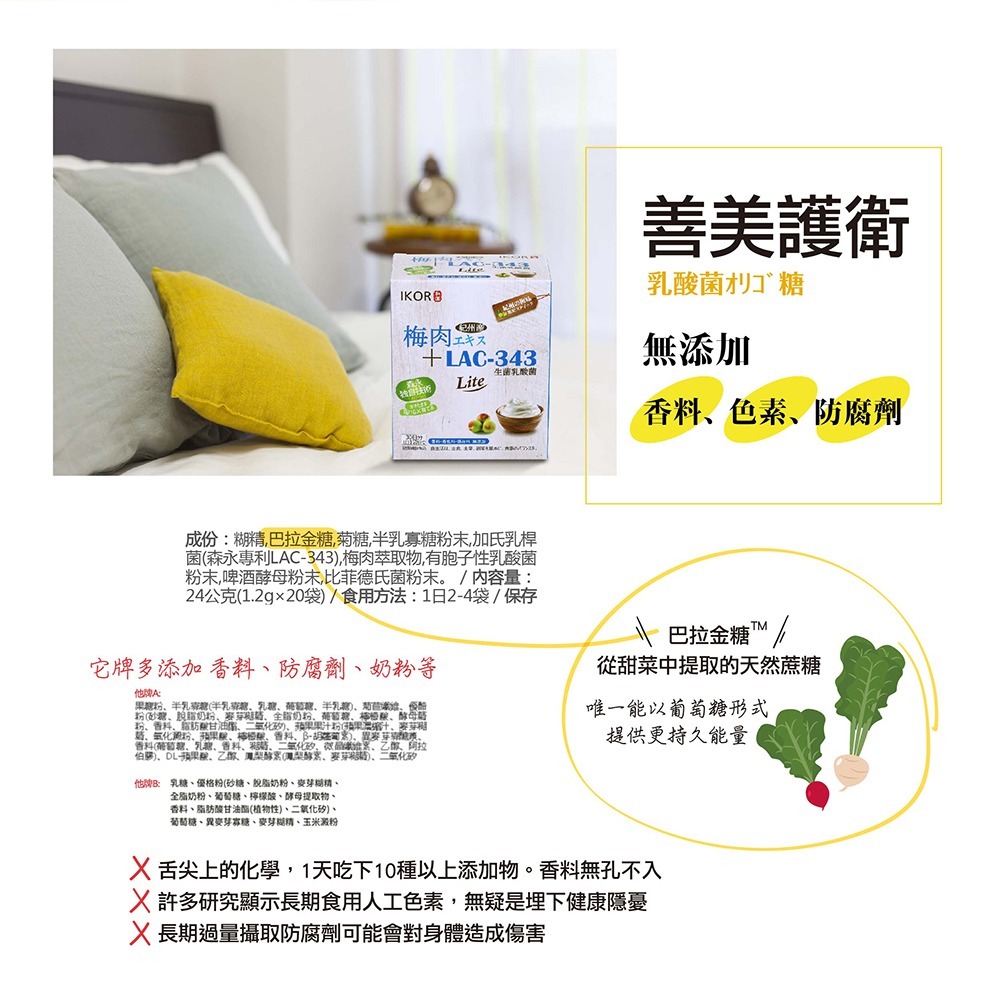 IKOR 和漢善美護衛 30包 無添加香料