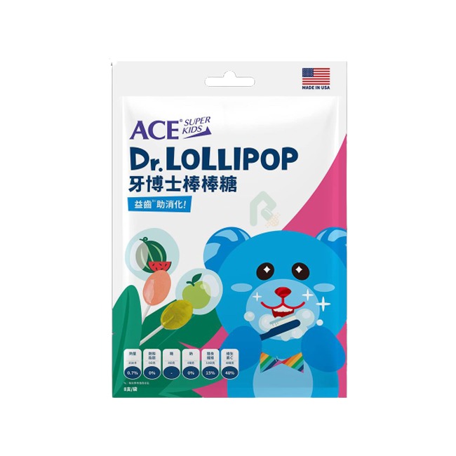 ACE 牙博士棒棒糖(西瓜/青蘋果) 8支