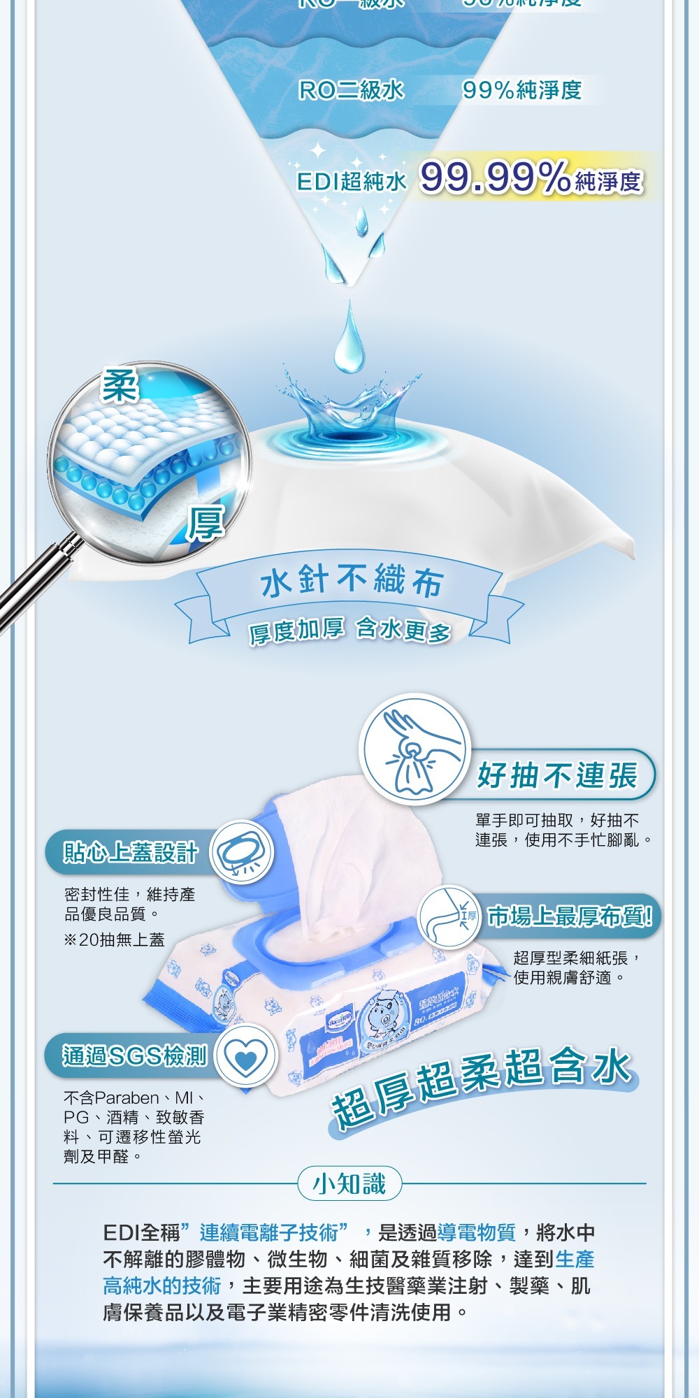 貝恩 嬰兒保養柔濕巾 80抽