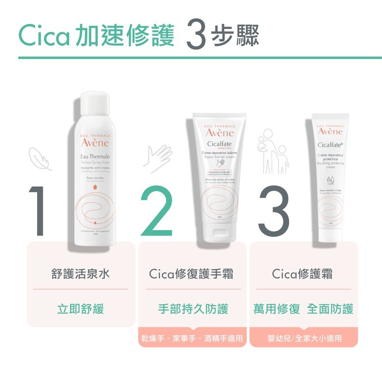 AVENE Cica修復護手霜 100ML