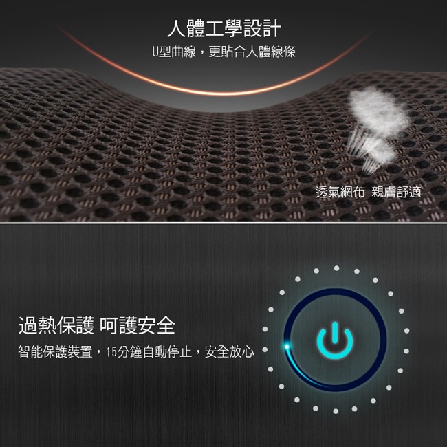 康生 新一代 4D摩力寶貝溫熱揉捏按摩枕