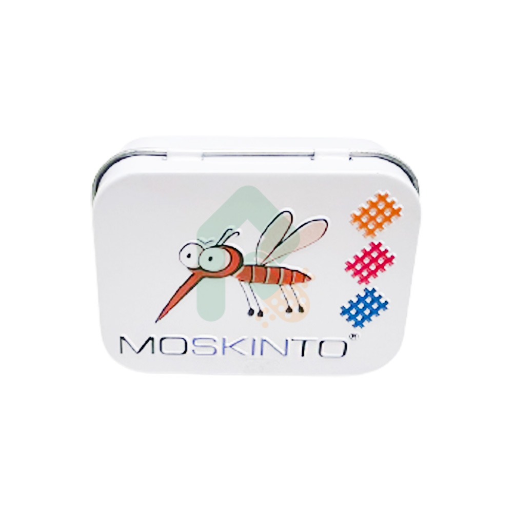 德國 MOSKINTO 魔法格醫療用貼布 (未滅菌)- 三色鐵盒款 (42片/盒)