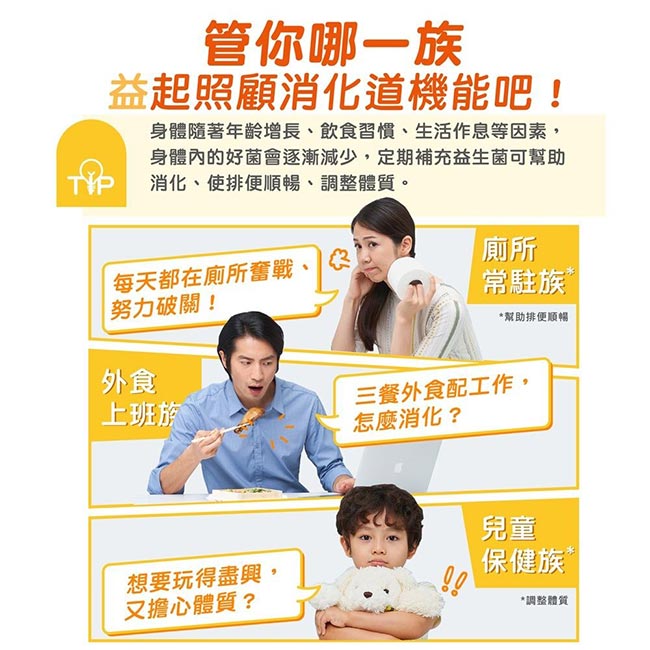 善存三效順暢益生菌膠囊60粒 鳳梨酵素