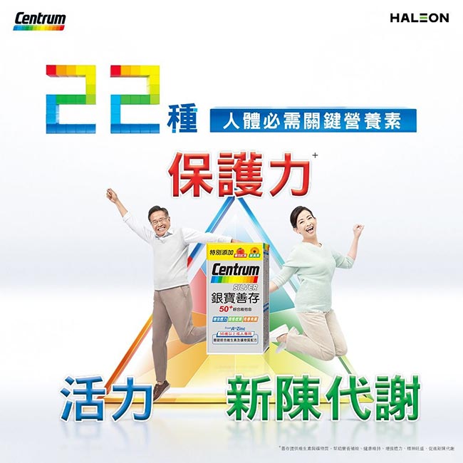 銀寶善存50+綜合維他命錠 125錠+30錠 瑞昌藥局