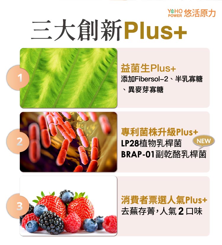 悠活原力敏立清Plus益生菌 葡萄多多 2g*30包