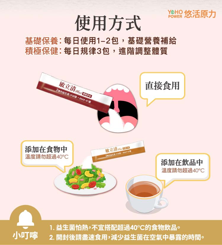 悠活原力敏立清Plus益生菌 葡萄多多 2g*30包