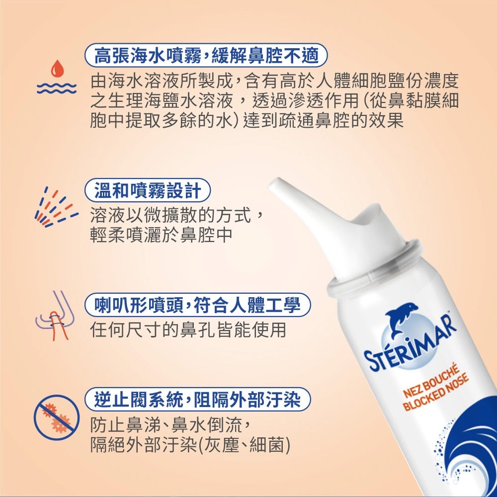 舒德爾瑪海水洗鼻器 100ml 鼻塞型