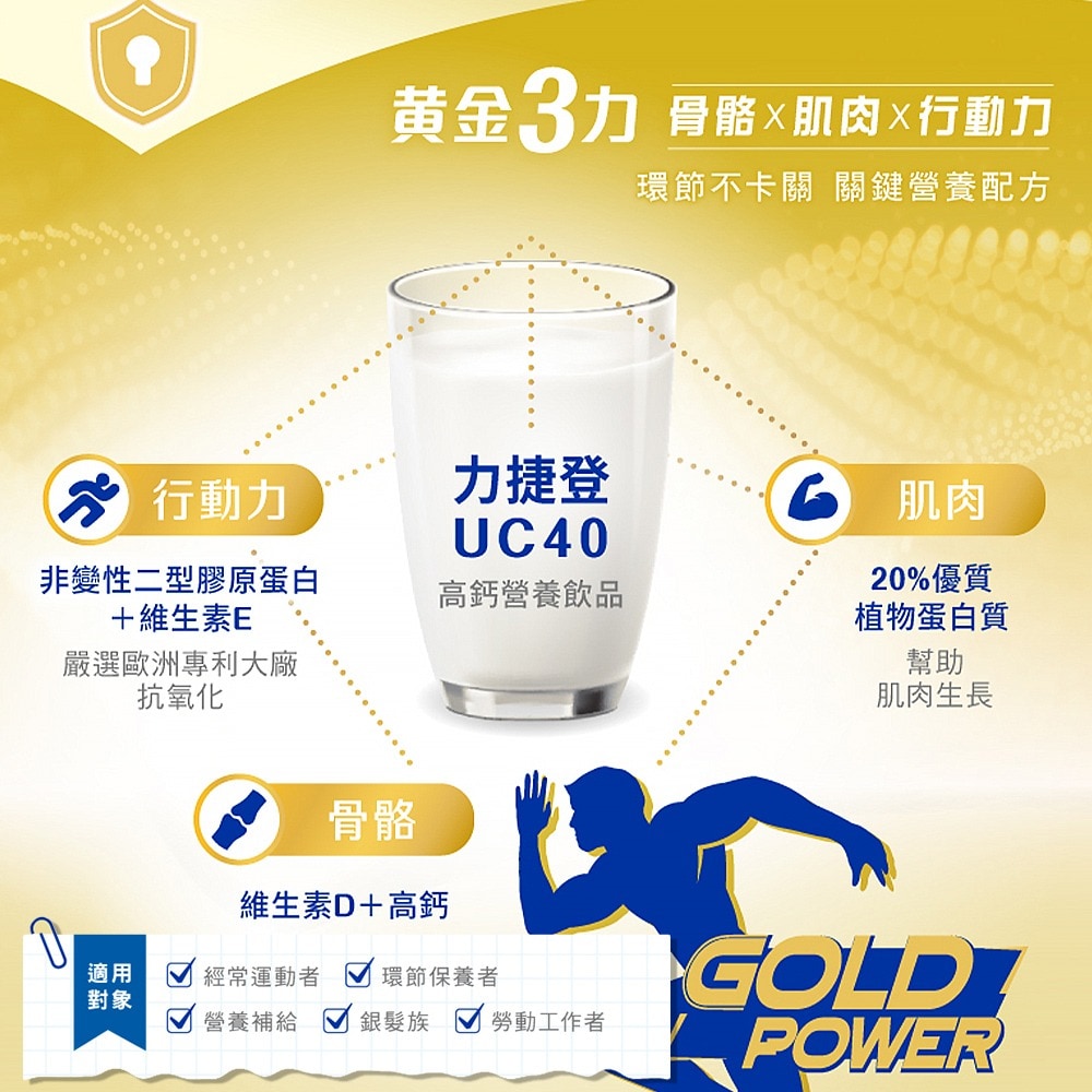 維奇力捷登UC40 奶粉840g