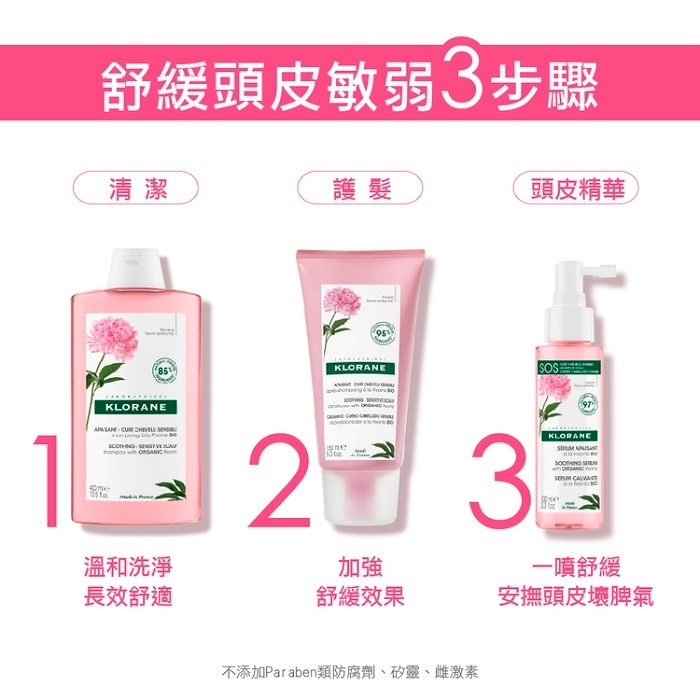KLORANE蔻蘿蘭 SOS頭皮舒敏精華液100ml