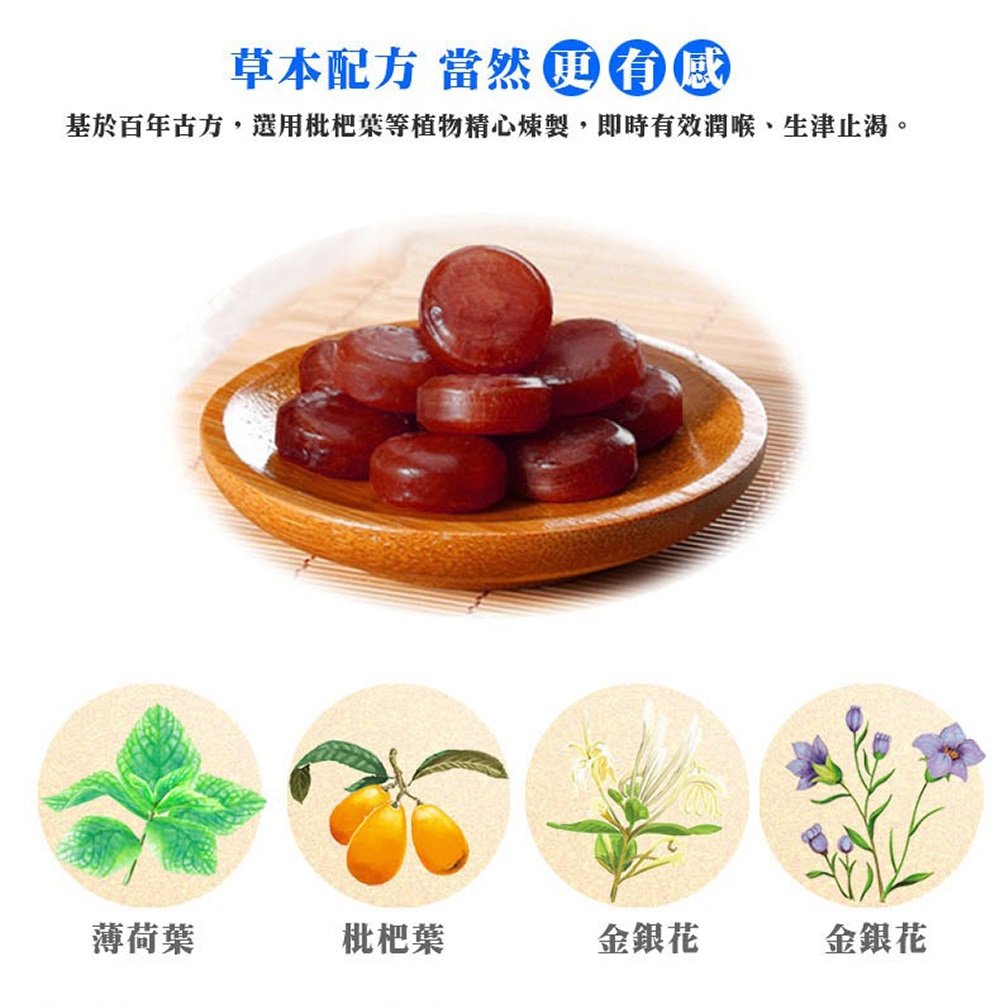 京都念慈菴 枇杷潤喉糖 (超涼薄荷) 60g