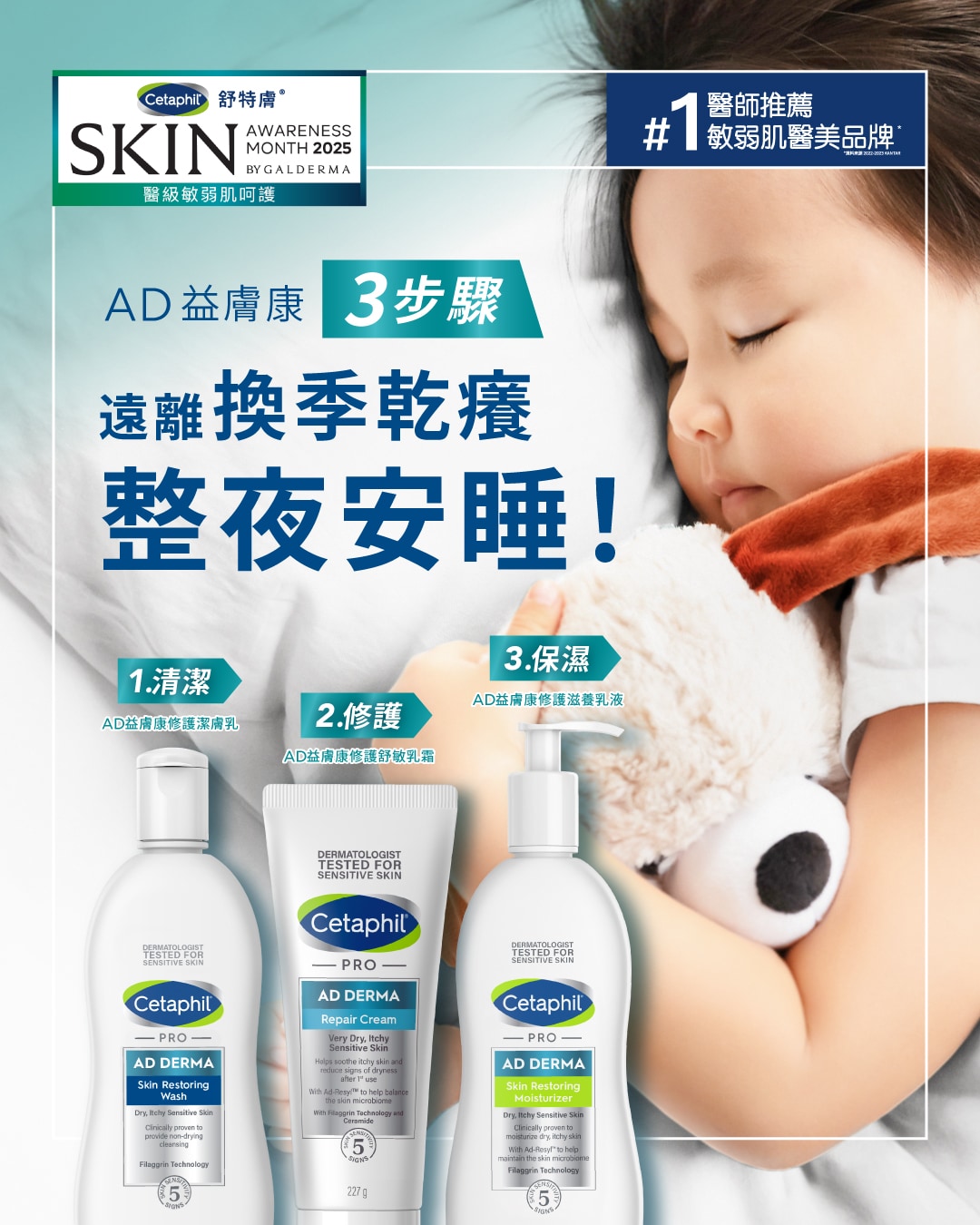 舒特膚AD益膚康修護滋養乳液
