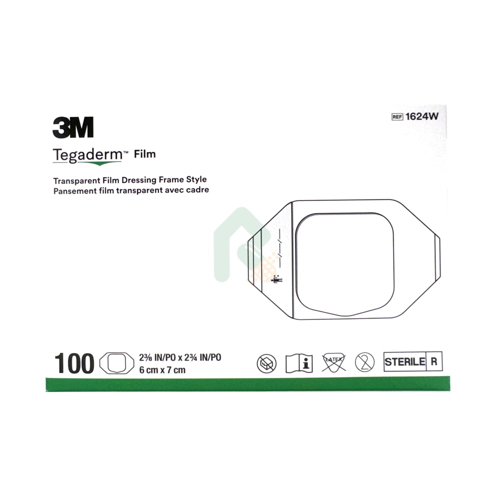 3M 透明敷料(滅菌) 小 TEGADERM 100片/盒 1624W