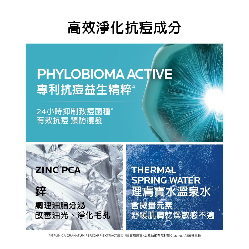 理膚寶水 青春潔膚凝膠 400ml (痘痘,油性肌) 鋅微量元素