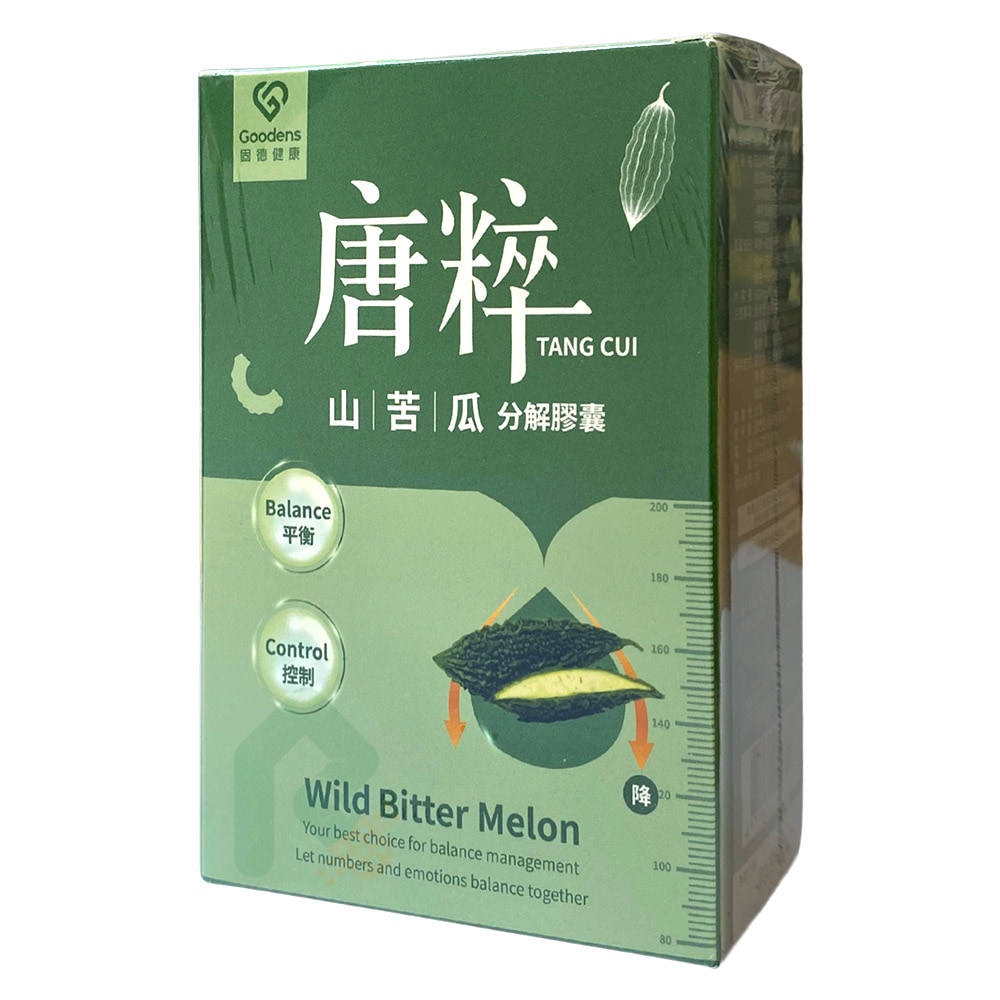 唐粹 山苦瓜分解膠囊 60顆 醣類代謝