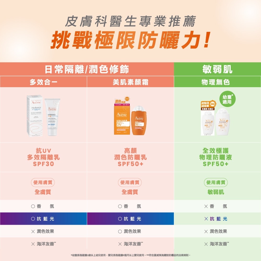 AVENE 雅漾 亮顏潤色防曬乳SPF50+ 50ml