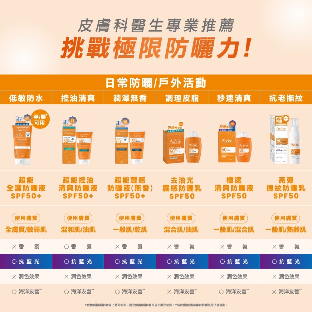 AVENE 雅漾 亮顏潤色防曬乳SPF50+ 50ml