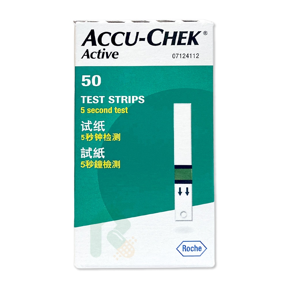 ACCU-CHEK 羅氏活力血糖機專用試紙 50片(綠)