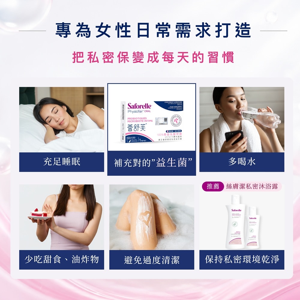 【加會員領優惠】薈舒芙私密處益生菌 30顆/盒 (卷曲乳酸桿菌) 奶素食 女性日常需求